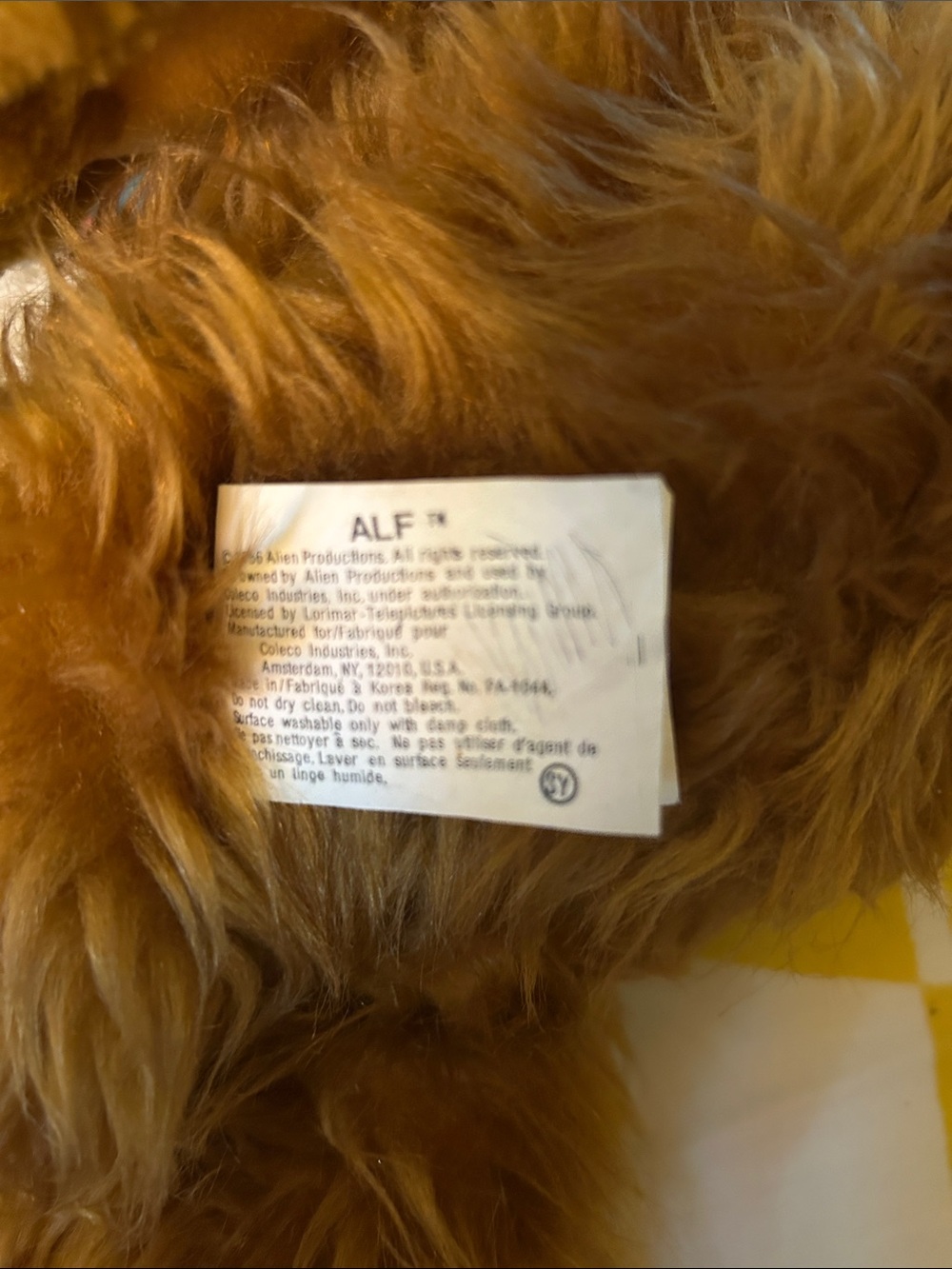 ALF Plush Doll Brown Vintage-Style Stuffed Animal withTalking Box - Picture 2 of 11